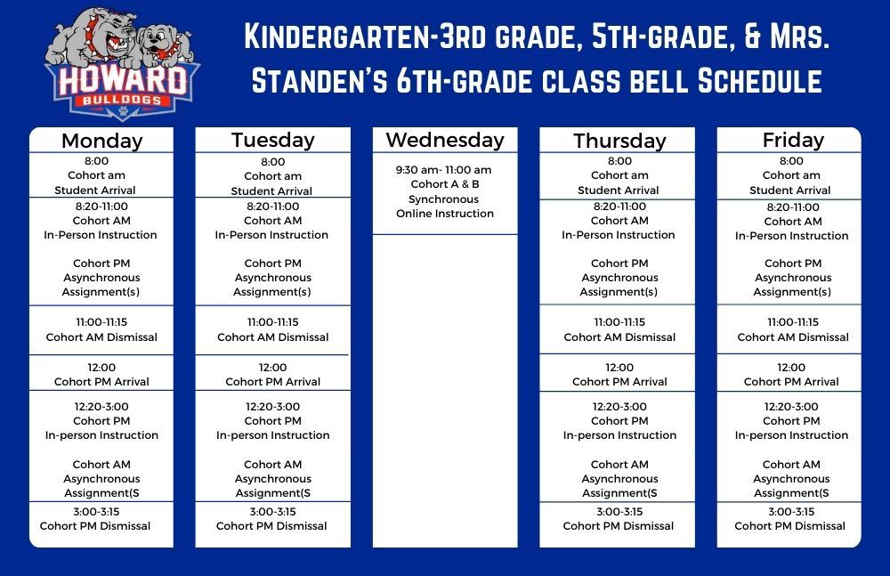 Model B Bell Schedule 